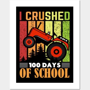 I crushed 100 days of school Posters and Art